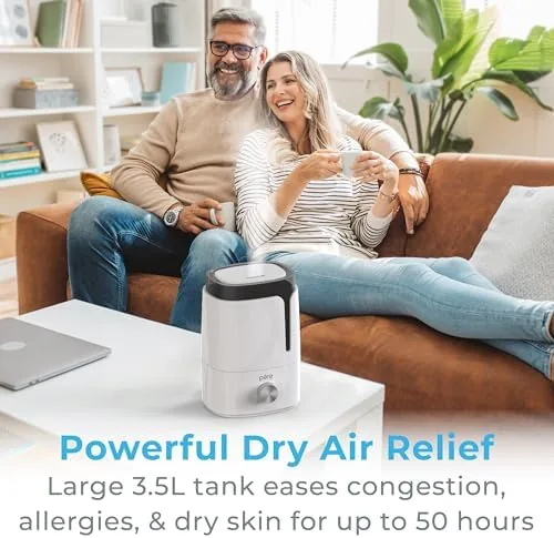 Close look at the Pure Enrichment HUME Ultrasonic Cool Mist Humidifier - Easy-Clean 3.5L build quality