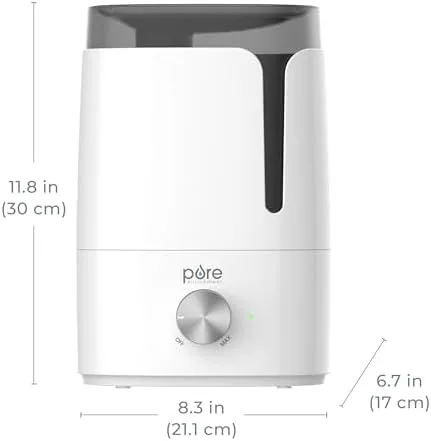 Testing the Pure Enrichment HUME Ultrasonic Cool Mist Humidifier - Easy-Clean 3.5L over two weeks