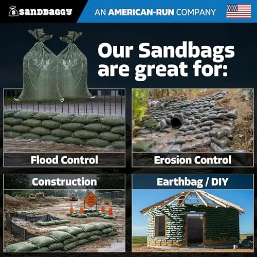 Testing the Sandbaggy - Heavy Duty Empty Sandbags For Flooding (14" X over two weeks