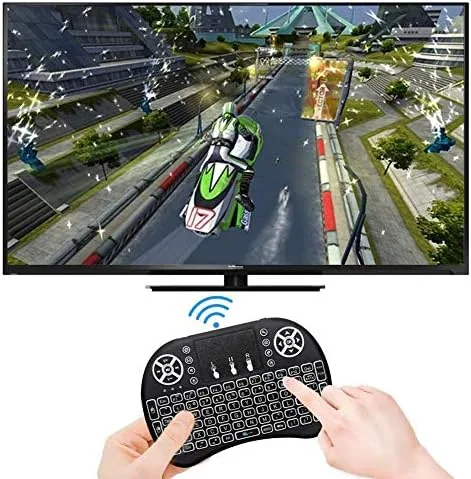 The 2.4G Mini Wireless Keyboard with Touchpad Mouse, Upgraded Multi BRG in real use