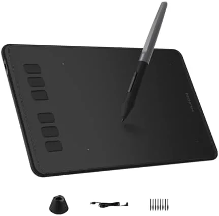 HUION Inspiroy H640P 6x4 inch Drawing Tablet 8192 Pen Pressure | Battery-Free Stylus, Tilt Review: Tested and Rated