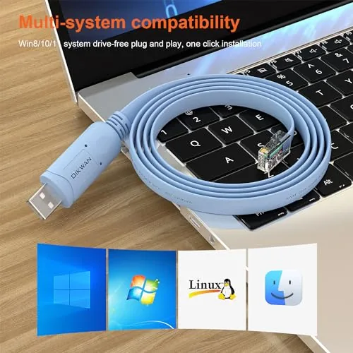 Testing the USB Console Cable,USB to RJ45 Console Cable for Cisco Routers/AP over two weeks