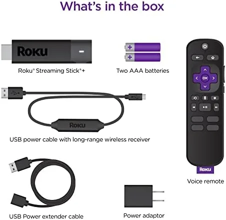 Another view of the Roku Streaming Stick+ | HD/4K/HDR Streaming Device with Long-range Wireless