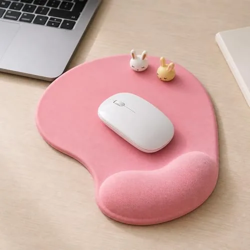 Close look at the Office Mousepad with Gel Wrist Support - Ergonomic Gaming Desktop build quality