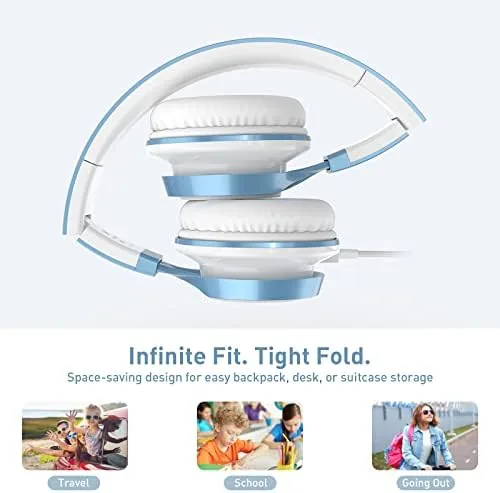 The AILIHEN Kids Headphones for School, 3.5mm Wired with Mic for in real use