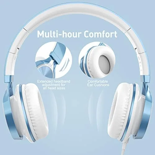 The AILIHEN Kids Headphones for School, 3.5mm Wired with Mic for compared in context