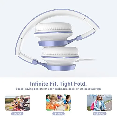 The AILIHEN Kids Headphones for School, 3.5mm Wired with Mic for in real use