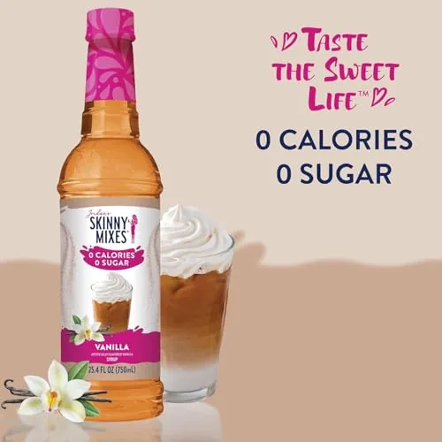 The Jordan's Skinny Mixes Sugar Free Coffee Syrup, Vanilla Coffee Flavoring in real use