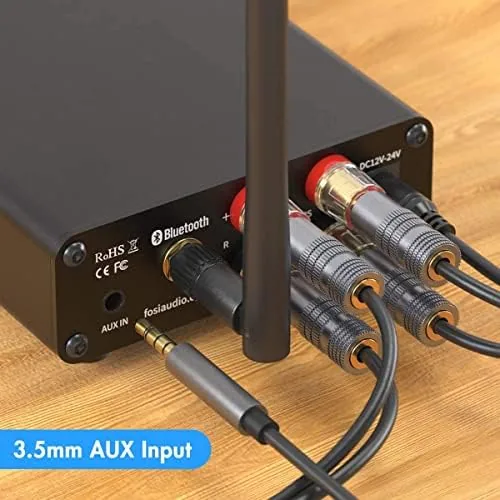 Another view of the Fosi Audio BT10A Bluetooth 5.0 Stereo Audio Amplifier Receiver 2