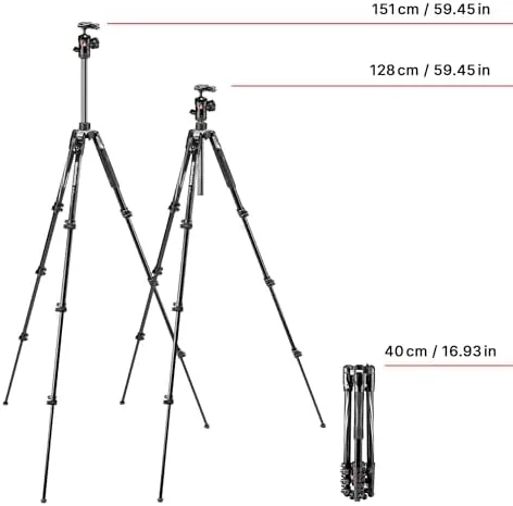 Close look at the Manfrotto Befree Advanced Camera Tripod with Lever Closure, Portable and build quality