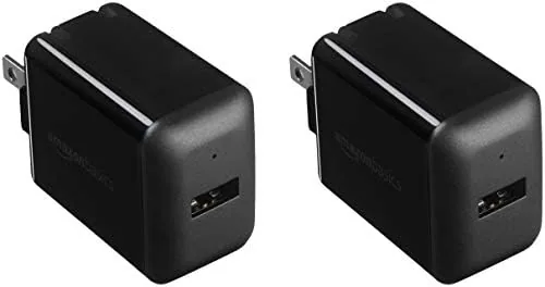 Overview of the Amazon Basics 12W One Port USB-A Portable Wall Charger (2.4A)