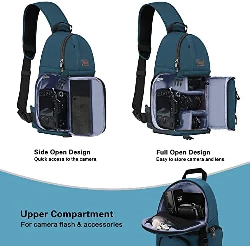 Close look at the MOSISO Camera Sling Bag, DSLR/SLR/Mirrorless Camera Case Camera Backpack | build quality