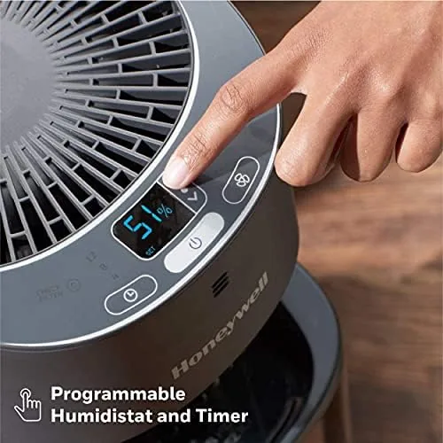 The Honeywell Top Fill Tower Humidifier, Digital Humidistat, Black ,  Cool in real use