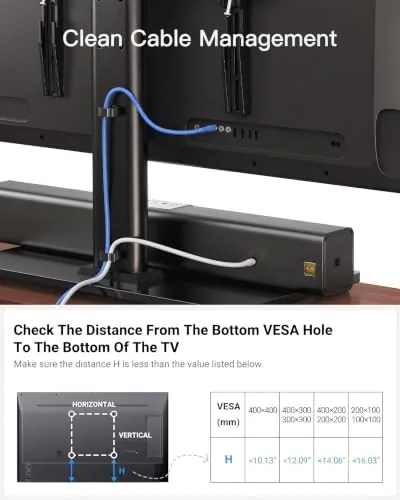 Living room television standing on the PERLESMITH legs above a console