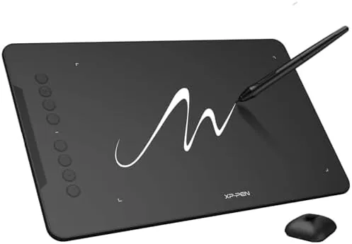 Overview of the XPPen Deco 01 V3 10x6 Drawing Tablet, 16K Battery-Free Stylus