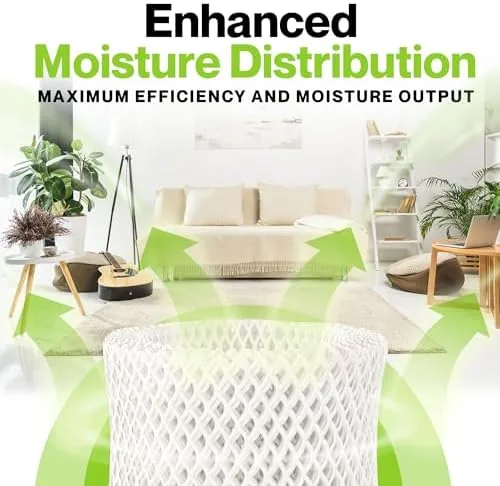 The Durabasics 4 Pack of Premium Humidifier Filters Compatible with Honeywell in real use