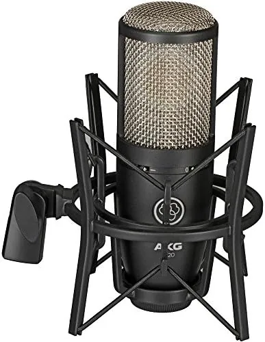 Close look at the AKG Project Studio P220 Large Diaphragm Condenser Microphone With Pop build quality