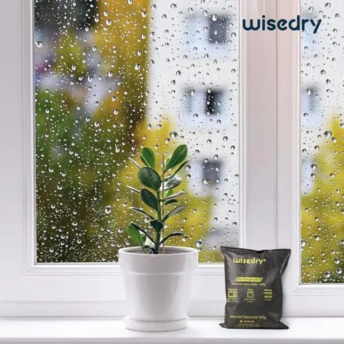 Close look at the wisedry 2 x 500 Gram [2.2 lbs] Rechargeable Silica Gel build quality