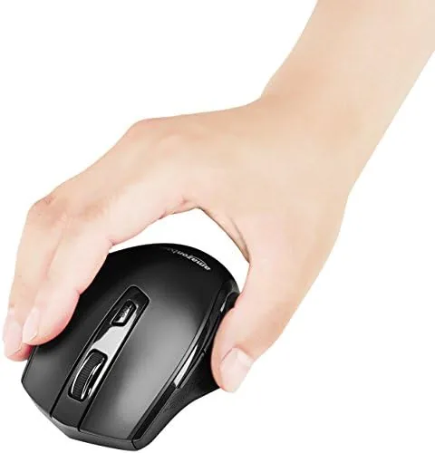 The Amazon Basics Portable Wireless Computer Mouse, Ergonomic, 2.4 GHz Optical compared in context