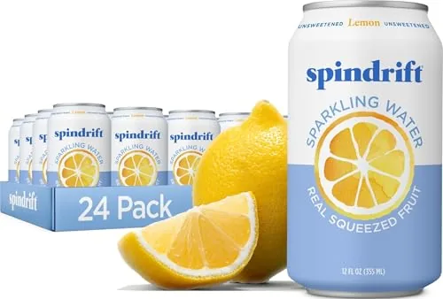Spindrift Lemon Sparkling Water Review: Real Fruit, No Fake Sweetness