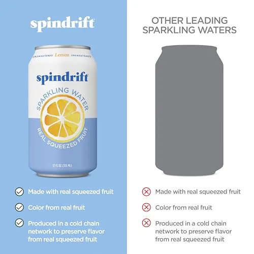 Spindrift lemon being served at a backyard gathering