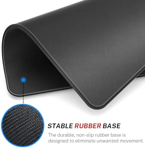 The MROCO 3-Pack Mouse Pads, 30% Larger Surface, 8.5 x 11 in real use