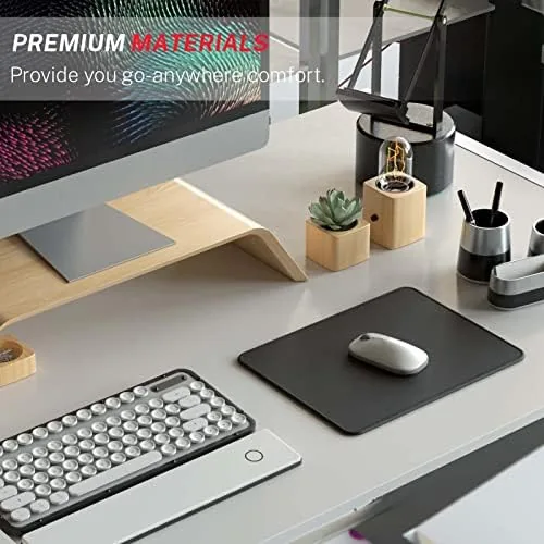 The MROCO 3-Pack Mouse Pads, 30% Larger Surface, 8.5 x 11 compared in context