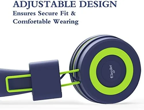 Another view of the ELECDER i37 Kids Headphones for School Children Girls Boys Teens
