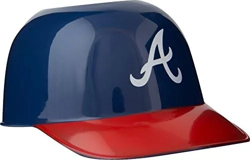 Helmet bowl filled with a scoop of ice cream and toppings