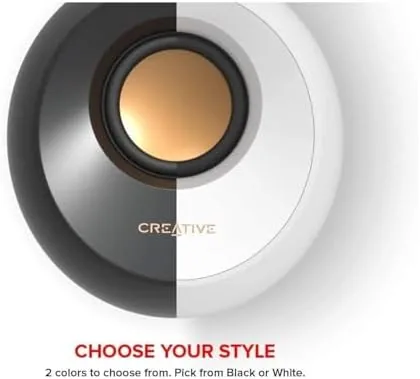 The Creative Pebble 2.0, USB Desktop Stereo Speakers for PC/Laptop, Black in real use