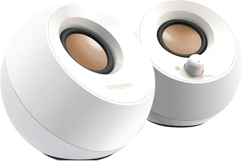 The Creative Pebble 2.0, USB Desktop Stereo Speakers for PC/Laptop, Black compared in context