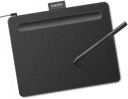 Wacom Intuos Small, Wired Graphic Drawing Tablet with Pen + Software | Battery-free pen Review: Tested and Rated
