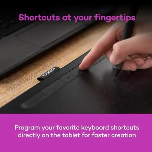 The Wacom Intuos Small, Wired Graphic Drawing Tablet with Pen + compared in context
