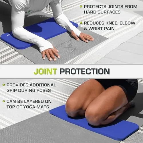 The ProsourceFit Extra Thick Yoga Knee Pad and Elbow Cushion 15mm in real use