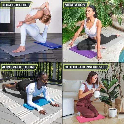 The ProsourceFit Extra Thick Yoga Knee Pad and Elbow Cushion 15mm compared in context