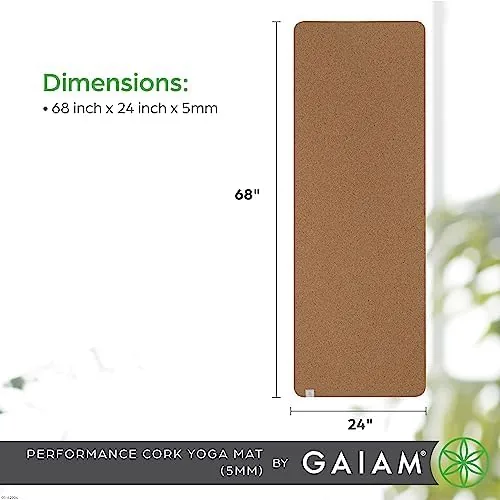 The Gaiam Yoga Mat - Premium 5mm Solid Thick Non Slip compared in context