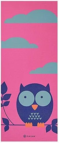 The Gaiam Kids Printed Yoga Mat, Non-Toxic, Fun Design, 3mm | in real use