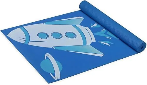 Testing the Gaiam Kids Printed Yoga Mat, Non-Toxic, Fun Design, 3mm | over two weeks