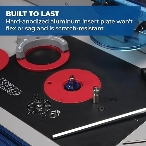 Another view of the Kreg PRS5000 Precision Router Lift - Router Table Lift System