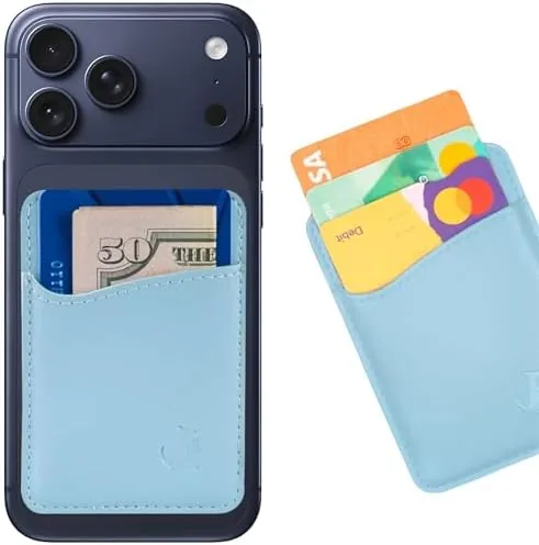 Wallaroo Premium Leather Cell Phone Wallet Stick On - Android and iPhone Wallet and Review: Tested and Rated