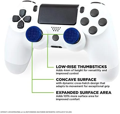Close up of the Omni thumbstick texture showing the concentric rings