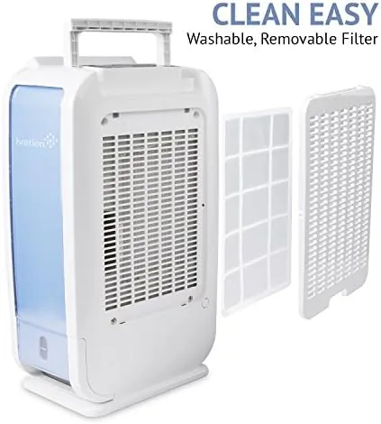 The Ivation 13-Pint Small-Area Desiccant Dehumidifier Compact and Quiet - With compared in context