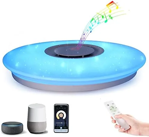 Overview of the Upgrade WiFi Music Ceiling Light with Bluetooth Speaker and Remote