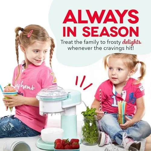 The Dash Shaved Ice Maker - Frozen Dessert Maker for Snow in real use
