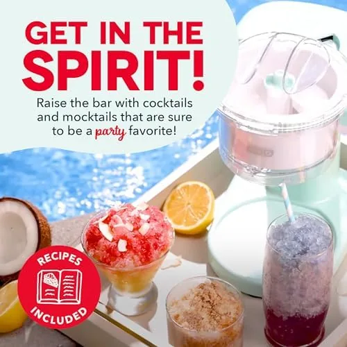 Another view of the Dash Shaved Ice Maker - Frozen Dessert Maker for Snow