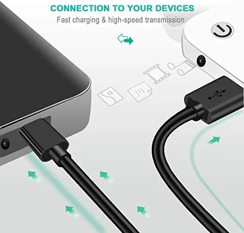 The 2-Pack 10FT Micro USB Power Cable for Amazon Fire TV in real use