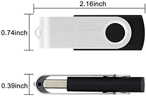 Another view of the KEXIN 16GB Flash Drive 10 Pack USB Flash Drive 16G