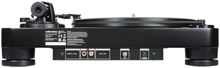 The Audio-Technica at-LP7 Fully Manual Belt-Drive Turntable Black in real use