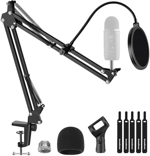 InnoGear Microphone Stand Mic Boom Arm Windscreen Pop Filter, Medium | Complete Bundle, Dual-Layer Review: Tested and Rated