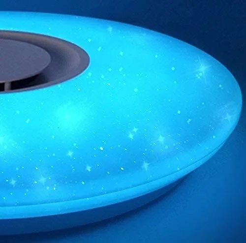 Another view of the Led Music Ceiling Light with Bluetooth Speaker 36W 20 inch
